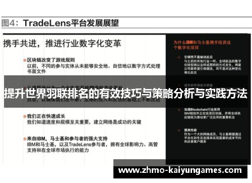 提升世界羽联排名的有效技巧与策略分析与实践方法